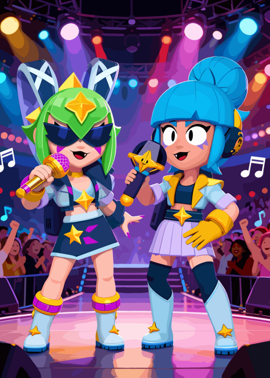 Poster Brawl stars sing