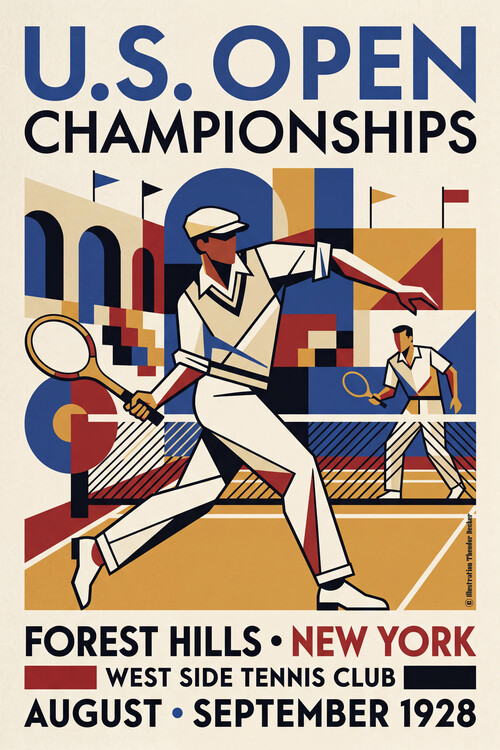Poster Tennis in USA New York