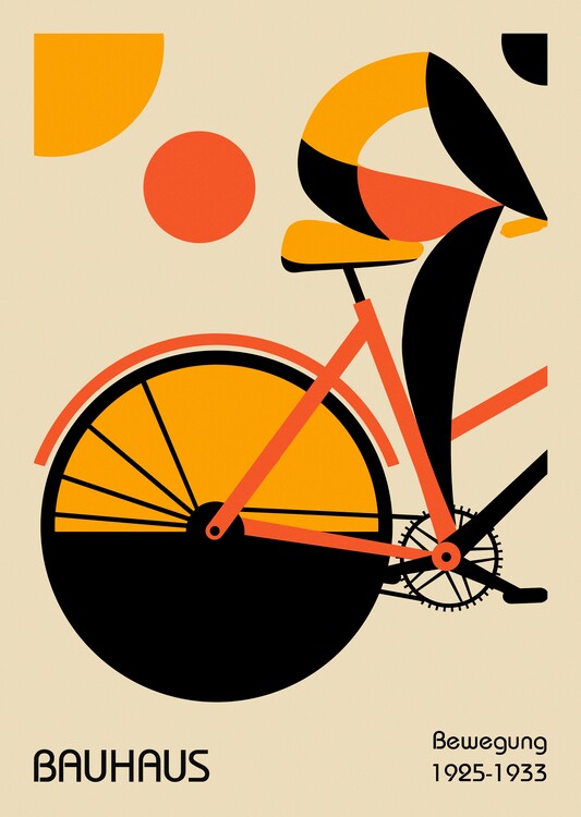 Poster Abstract Bike Rider