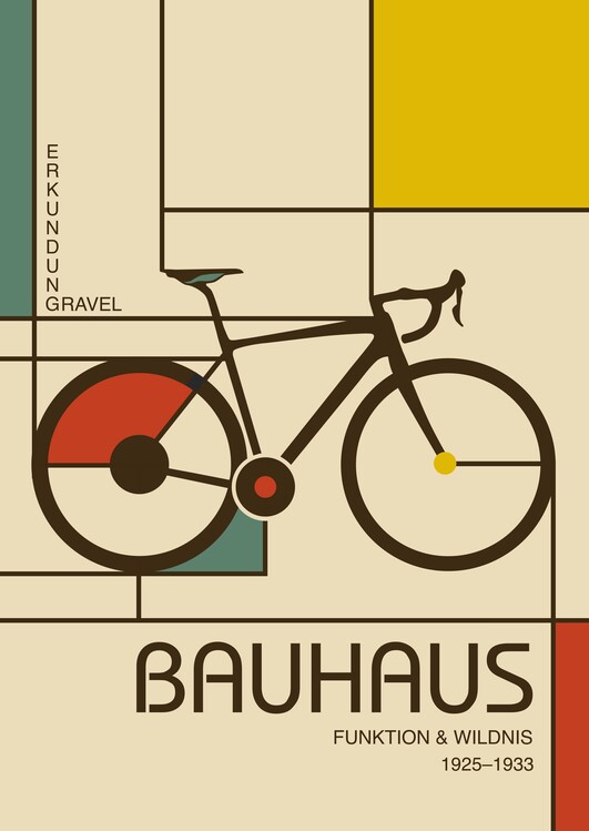 Poster Bauhaus Bike Exploration