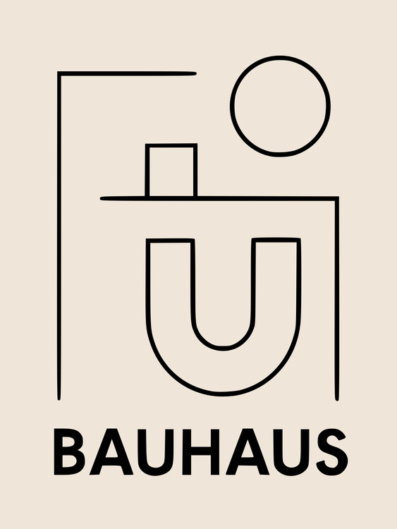 Poster Bauhaus Minimalist Graphic