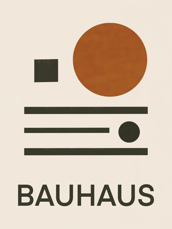 Poster Bauhaus Geometric Balance