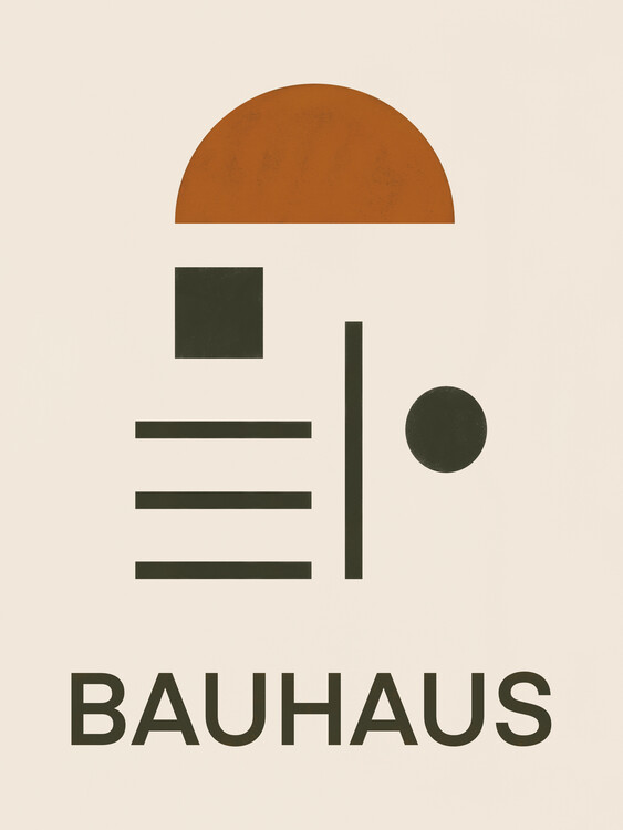 Poster Bauhaus Geometric Abstraction
