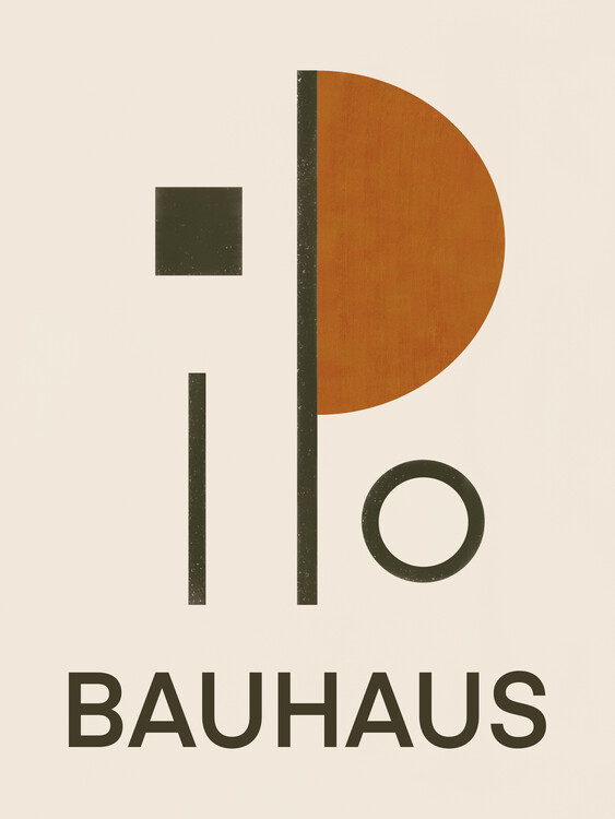 Poster Bauhaus Geometric Shapes