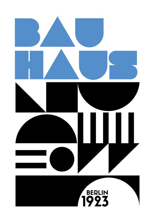 Plakat Bauhaus Geometry