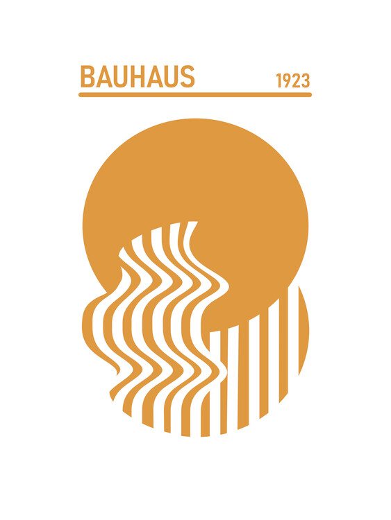 Poster Bauhaus Geometric Abstraction