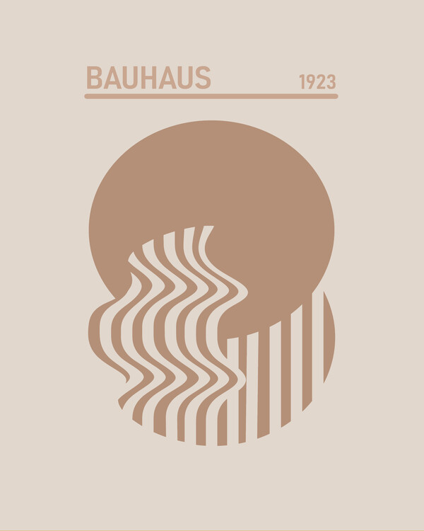 Poster Bauhaus Geometric Abstract