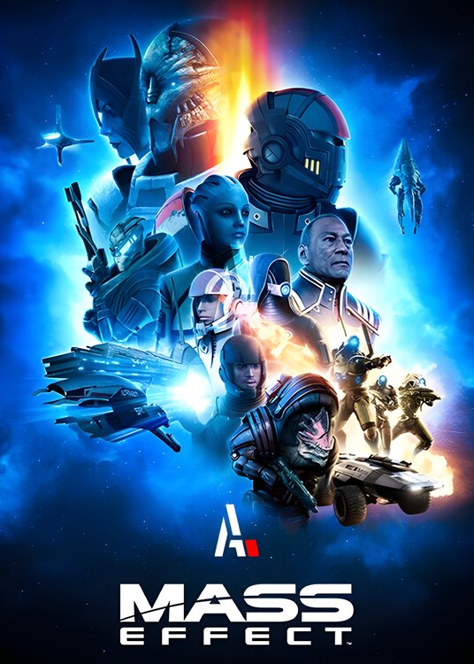 Schilderij op canvas Mass Effect