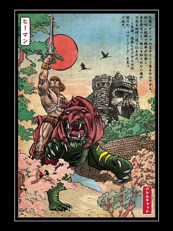 Poster Prince of Eternia in Japan