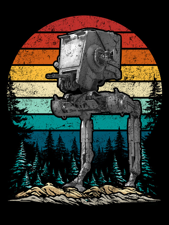 Poster Scout walker vintage