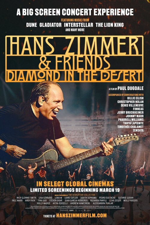 Плакат Hans Zimmer & Friends Diamond in the Desert (2025)