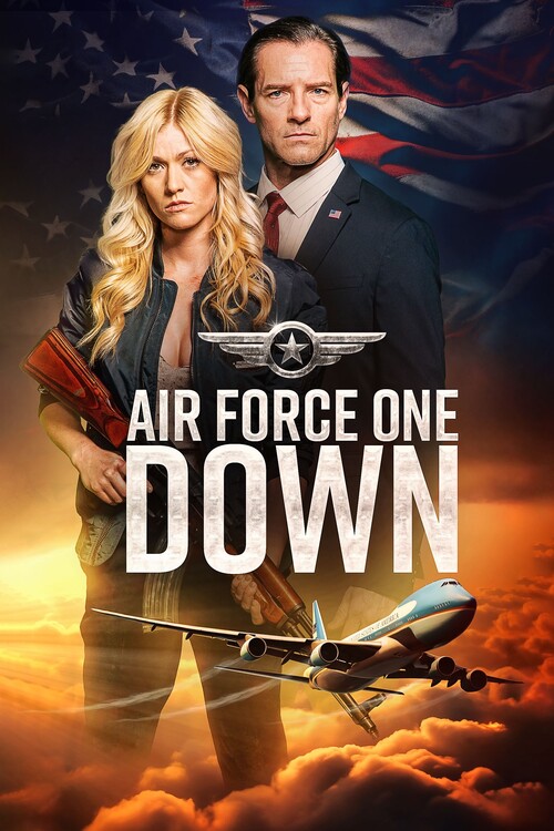 Плакат Air Force One Down (2024)