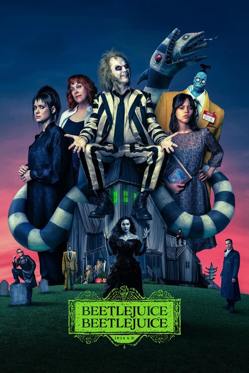 Плакат Beetlejuice Beetlejuice (2024)
