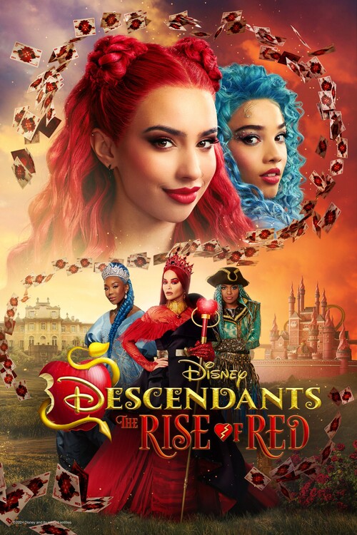 Плакат Descendants The Rise of Red (2024)