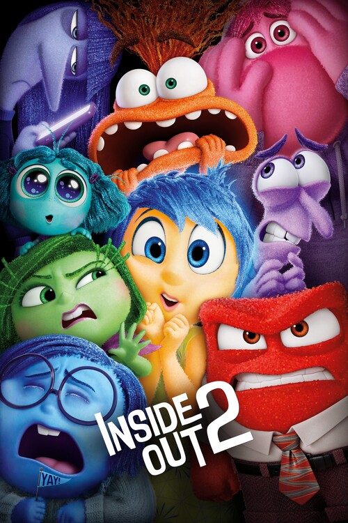Плакат Inside Out 2 (2024)