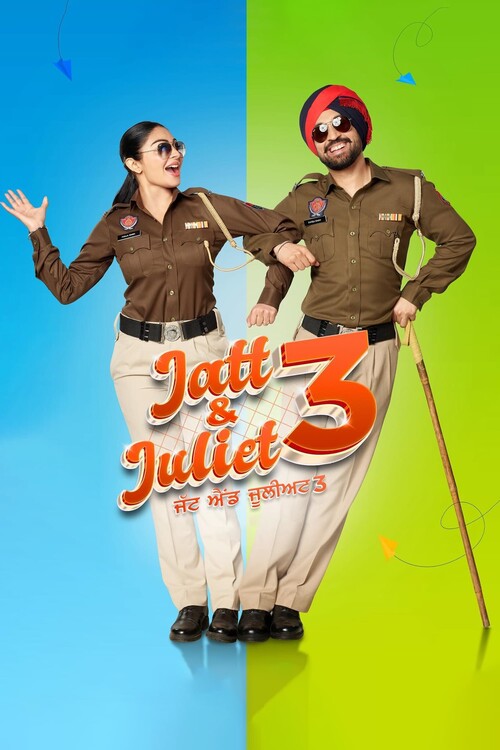 Плакат Jatt & Juliet 3 (2024)
