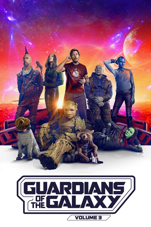 Плакат Guardians of the Galaxy Vol. 3 (2023)