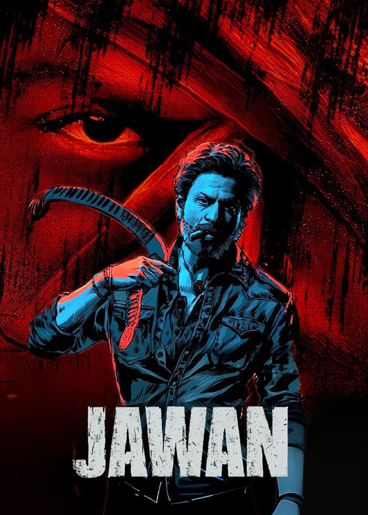 Плакат Jawan (2023)