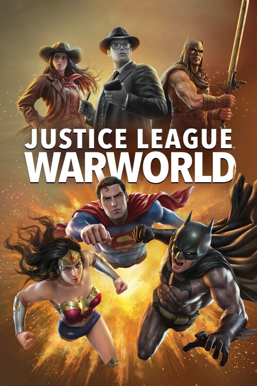 Плакат Justice League Warworld (2023)