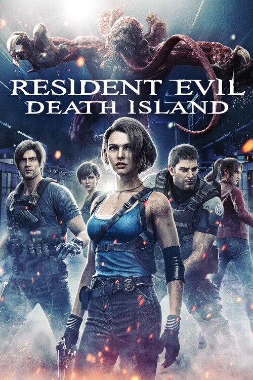 Плакат Resident Evil Death Island (2023)