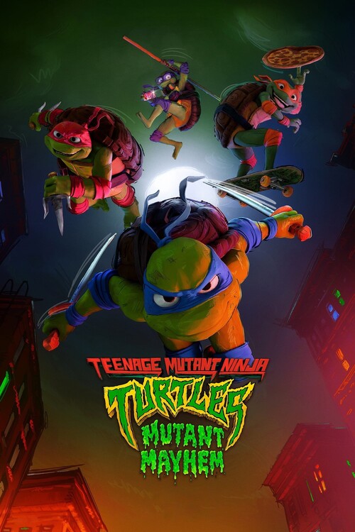 Плакат Teenage Mutant Ninja Turtles Mutant Mayhem (2023)