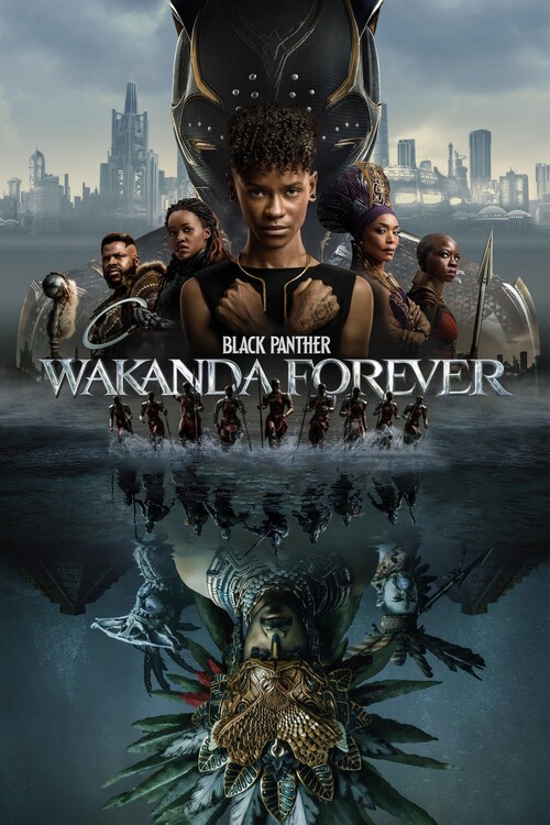Плакат Black Panther Wakanda Forever (2022)