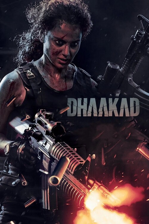 Плакат Dhaakad (2022)