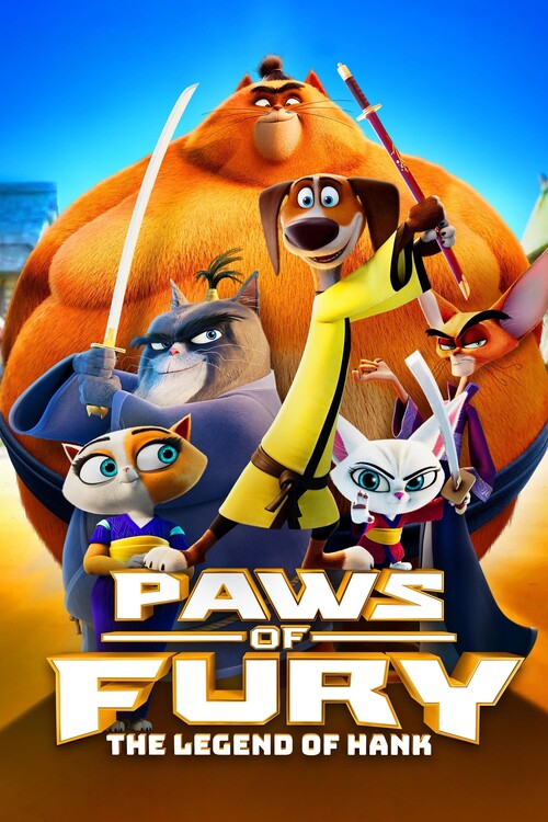 Плакат Paws of Fury The Legend of Hank (2022)
