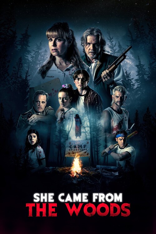 Плакат She Came from the Woods (2023)