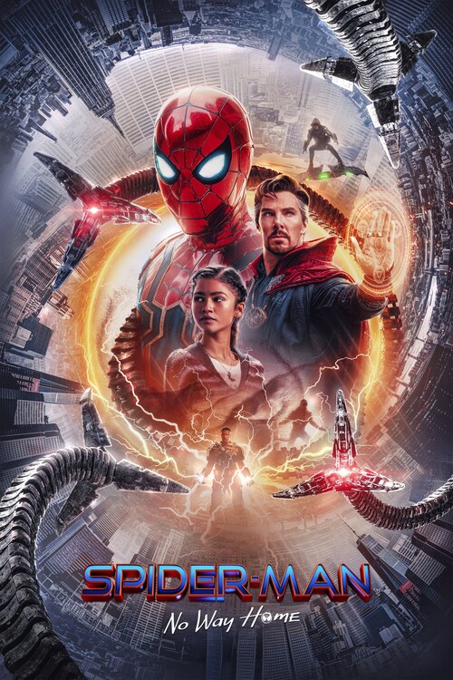 Плакат Spider-Man No Way Home (2021)