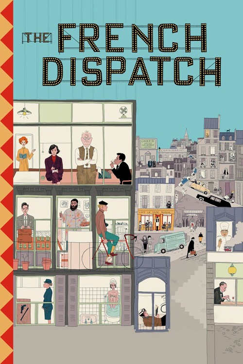 Плакат The French Dispatch (2021)