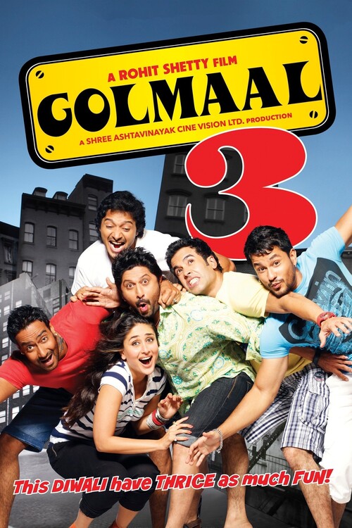 Плакат Golmaal 3 (2010)