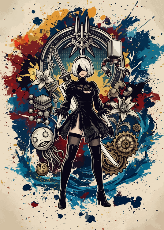 Poster Nier Automata 2B