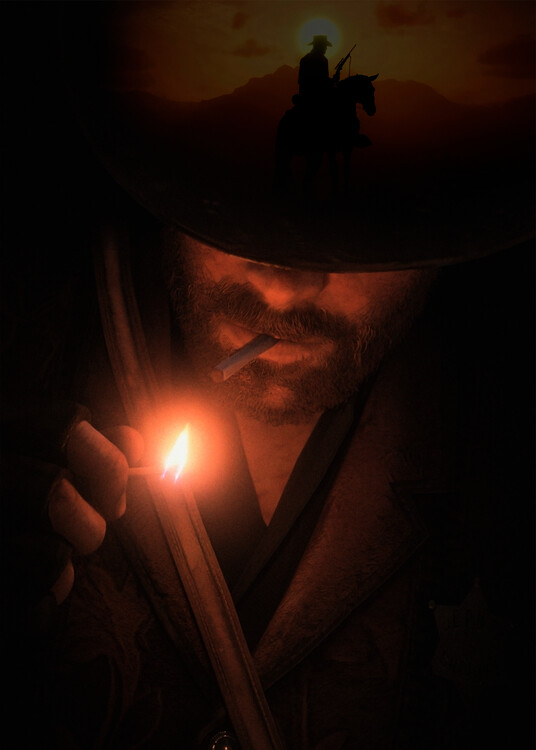 Poster Red Fire RDR Dead 2