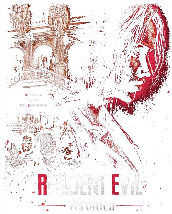 T-shirt Resident Evil Veronica - Claire Redfield
