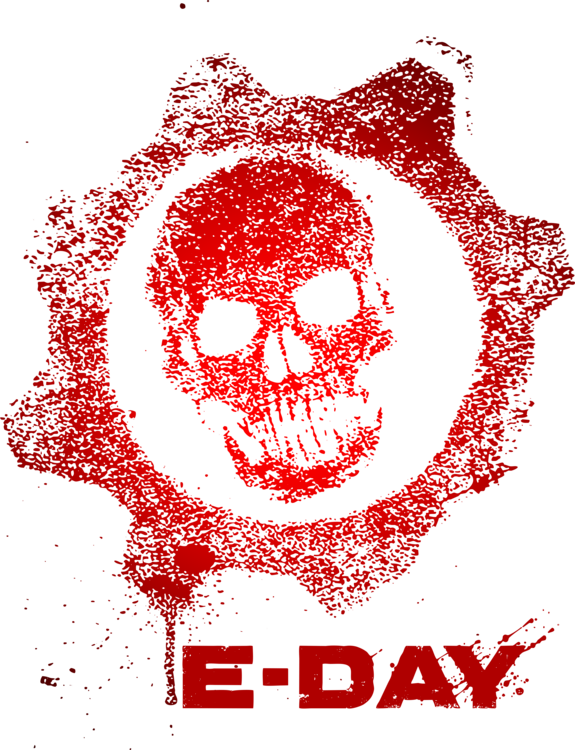T-shirt Gears of War: E-Day