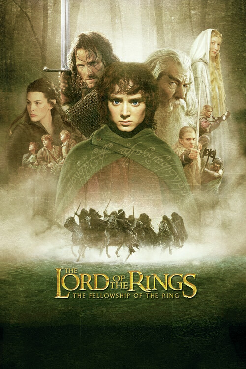 Plakát Lord of the Rings - The Fellowship of the Ring keyart
