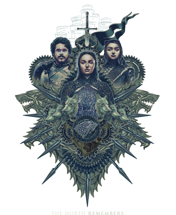 Camisola Game of Thrones - The North Remembers