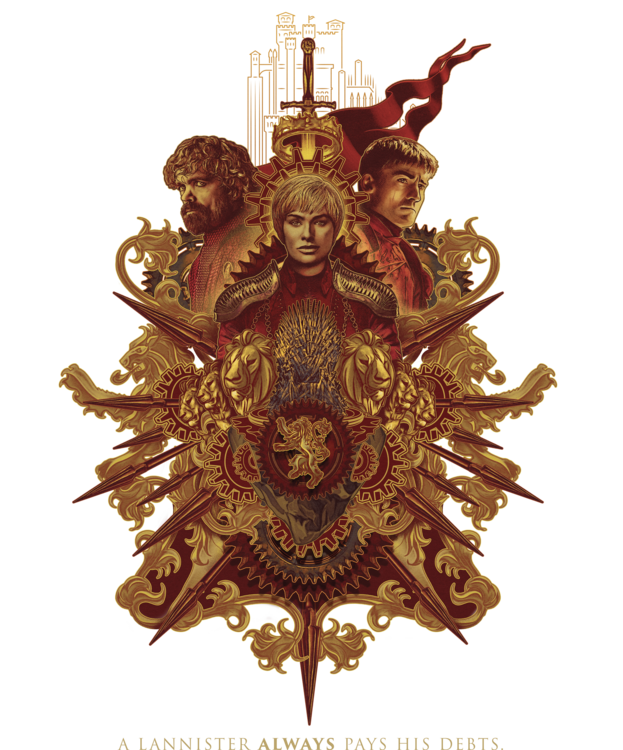 Camisola Game of Thrones - Lannisters