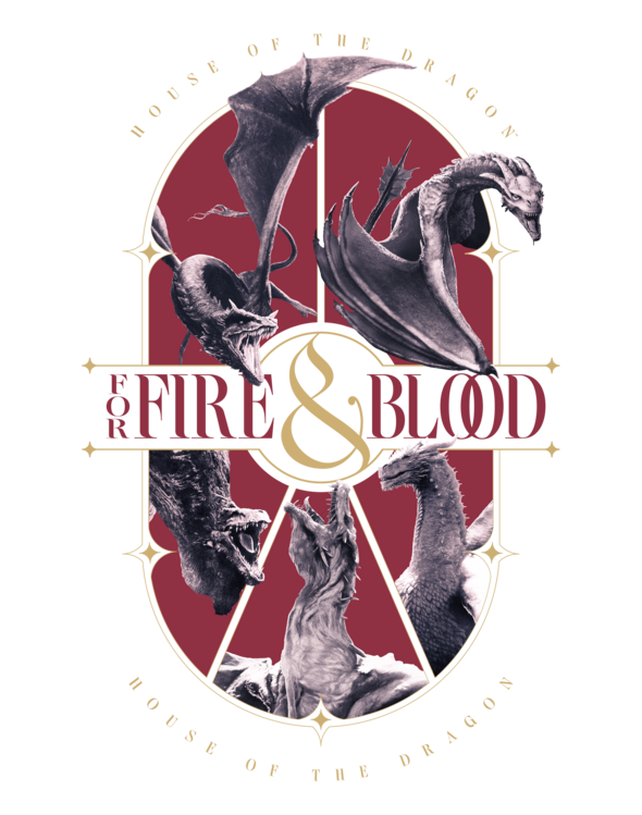 Camisola House of the Dragon - Fire & Blood