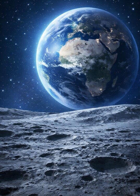 Plakát Space Earth
