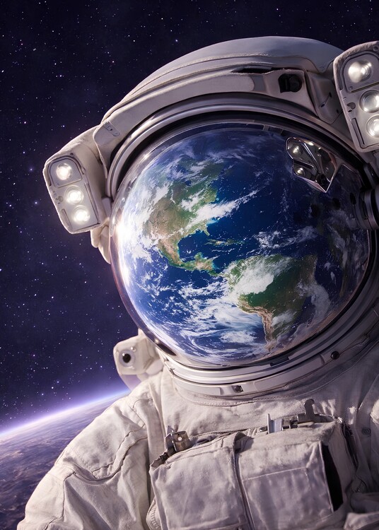 Plakát Space on Earth