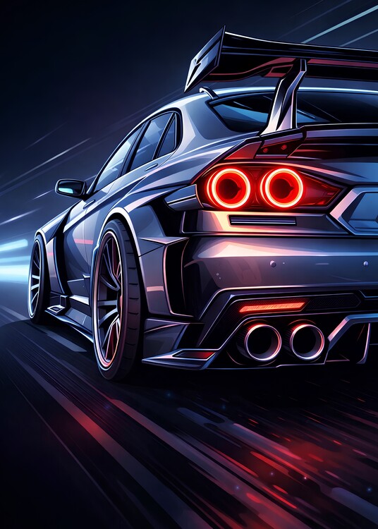 Plakát Sport Car Racing Modification