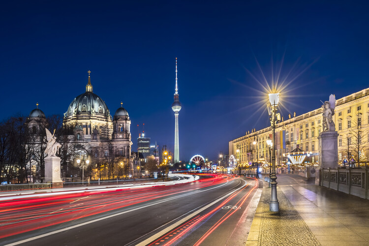 Poster Berlin Cathedral and TV Tower
