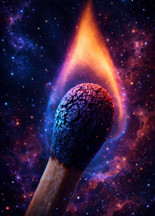 Plakát wooden matchstick
