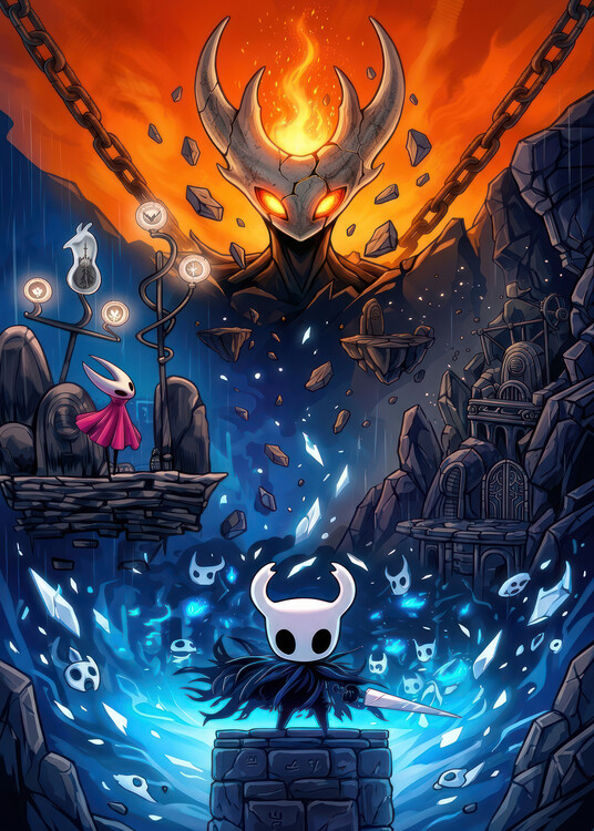 Плакат world hollow knight