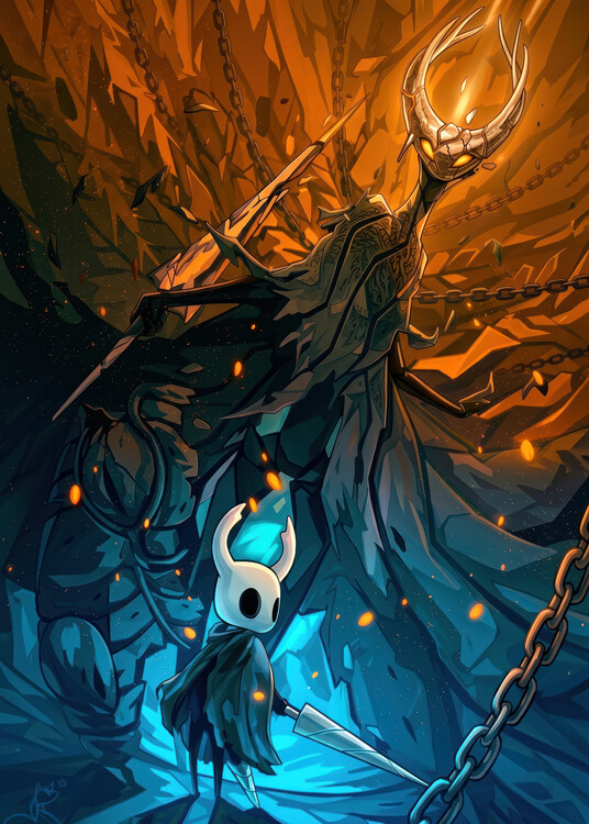 Плакат war hollow knight