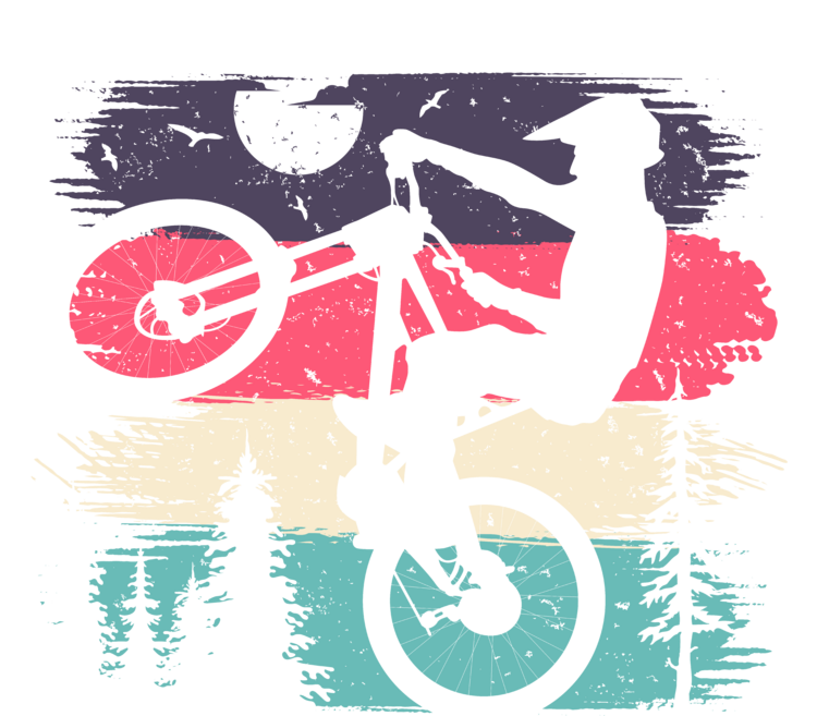 Majica Cycling - Pink Sunset Freeride