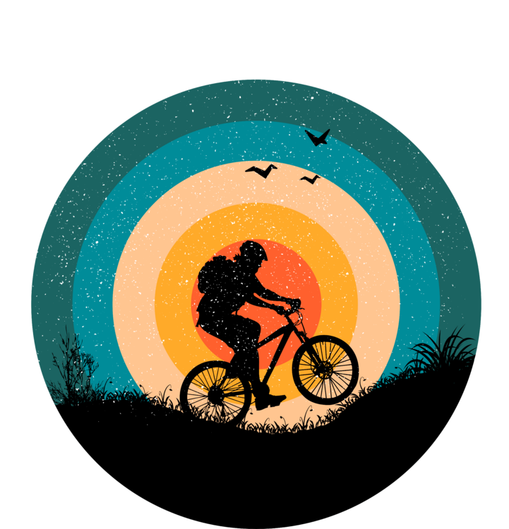 Majica Cycling - Sunset Wheel Ride