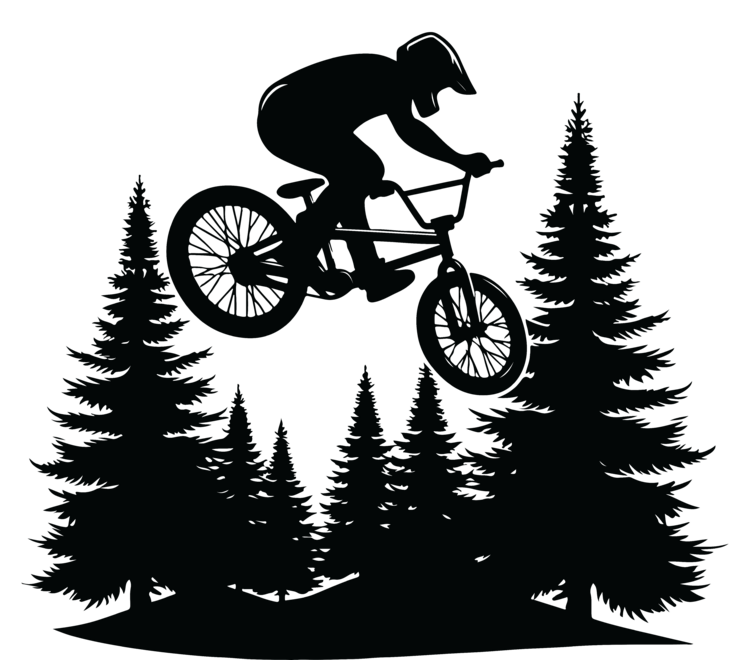 Majica Cycling - Forest Downhill Shadow